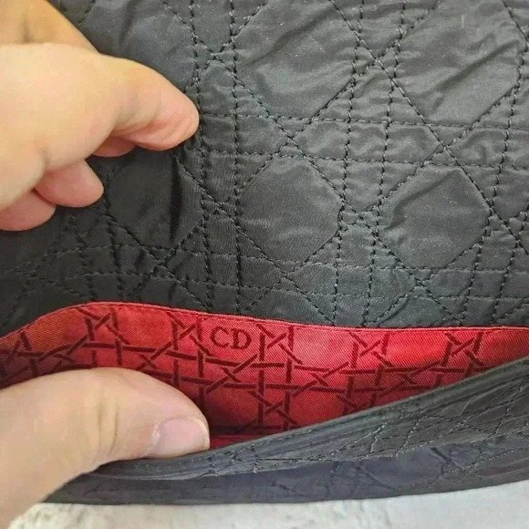 Dior Black Cannage Nylon Large 2-Way Satchel - Picture 5 of 16